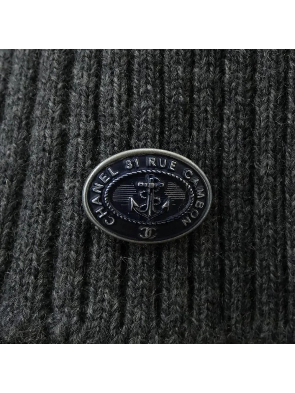 Chanel Knit Sweater Gray